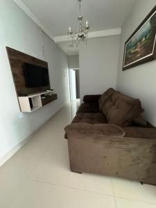 Posezení v ubytování Casa no centro de Balneário Camboriú