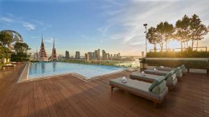 Bazén v ubytování Noden Hotel & Apartment nebo v jeho okolí