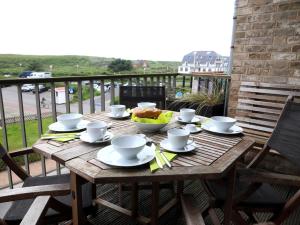 Un balcón o terraza en Brandenburger Straße 5b, Whg.7