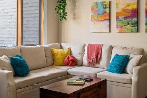 Χώρος καθιστικού στο Whistler Village - Redwood 10 condo