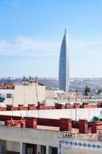Vue générale sur Rabat ou vue de la ville depuis l'hôtel