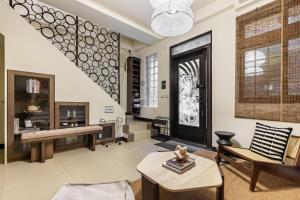 Χώρος καθιστικού στο Jiufen Harmony Inn