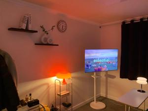 TV a/nebo společenská místnost v ubytování Two Come Forest