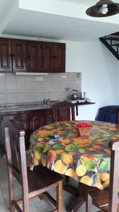 Kuchyň nebo kuchyňský kout v ubytování Estancia la aguada