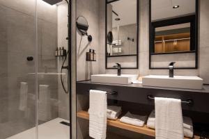 Koupelna v ubytování Hotel Piolets Soldeu Centre