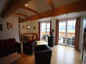 A seating area at Apartment St Margarethen near Ski Lift