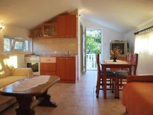Η κουζίνα ή μικρή κουζίνα στο Apartment in Croatia near Adriatic Coast