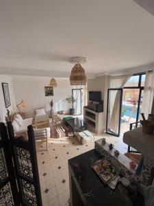 TV a/nebo společenská místnost v ubytování Agwatim Loft