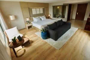 Voodi või voodid majutusasutuse The Ann Hanoi Hotel & Spa toas