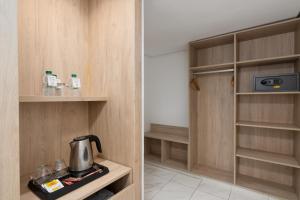 Cuisine ou kitchenette dans l'établissement Rihab Hotel