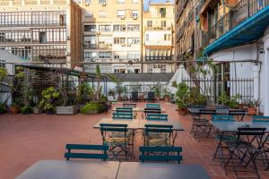 O edifício em que o hostel se localiza