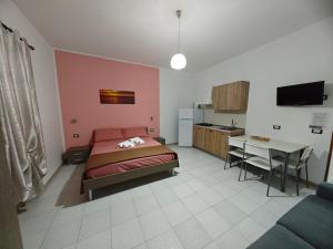 Posteľ alebo postele v izbe v ubytovaní Silvia Casa Vacanze