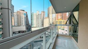 Nespecifikovaný výhled na destinaci Itapema nebo výhled na město při pohledu z apartmánu