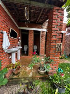 Casa da praia Atins Maranhão外面的花园