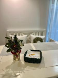 Postel nebo postele na pokoji v ubytování Gästezimmer Seckert Wohlfühlen in der Nähe von MAINZ
