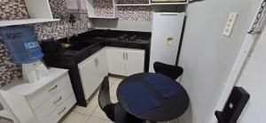 Η κουζίνα ή μικρή κουζίνα στο Botafogo - Melhor Vista