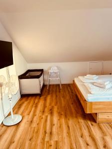 Apartments La Rosa客房内的一张或多张床位