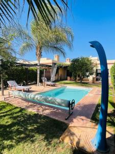 Πισίνα στο ή κοντά στο Villa piscine privée sans vis-a-vis,35km Agadir
