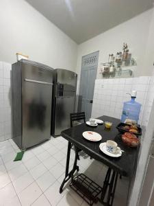 Η κουζίνα ή μικρή κουζίνα στο Doce Lembrança