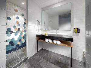 Koupelna v ubytování Clarion Hotel Vienna South