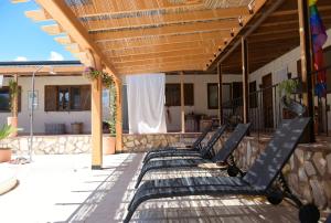 Patio nebo venkovní prostory v ubytování Hacienda Cabreras