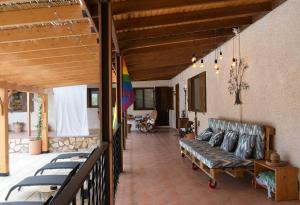 Posezení v ubytování Hacienda Cabreras