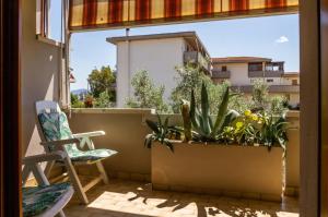 En balkon eller terrasse på On the notes of the sea