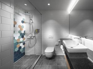 Koupelna v ubytování Clarion Hotel Vienna South