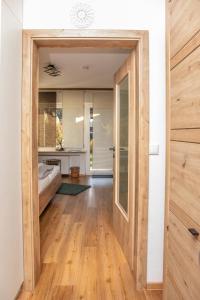 Ένα ή περισσότερα κρεβάτια σε δωμάτιο στο Appartement Auszeit -408-