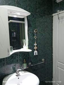 Koupelna v ubytování Apartman Vuk
