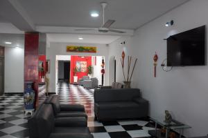 TV a/nebo společenská místnost v ubytování Hotel Beijing Cartagena