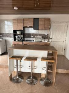 Cucina o angolo cottura di Hermoso Apartamento, comodo y fresco