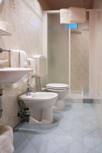 Koupelna v ubytování Hotel Chery