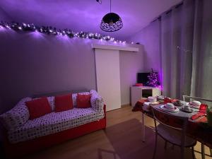 Posezení v ubytování B&B Le Colombine