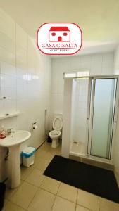 Koupelna v ubytování Casa Cisalta N5 - Quarto Casal