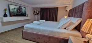 Postel nebo postele na pokoji v ubytování Apartment Elbasan city center 2
