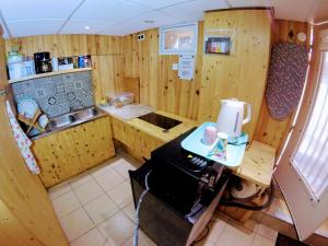 Kuchyň nebo kuchyňský kout v ubytování Studio le chalet Paris