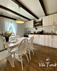 Η κουζίνα ή μικρή κουζίνα στο Vila Tornik 3