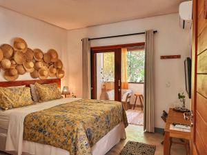 Postel nebo postele na pokoji v ubytování Maruê Guesthouse Porto de Pedras