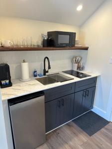 Kuchyň nebo kuchyňský kout v ubytování Cozy Mountain Studio Apartment 1