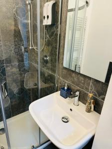 Koupelna v ubytování B&B Porta Aperta