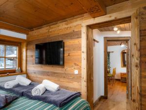 Postel nebo postele na pokoji v ubytování Gasthaus Auwirt
