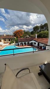 Bazén v ubytování Hotel Casablanca Boutique Ciudad del Este By Swiss Bonmont Hotels nebo v jeho okolí
