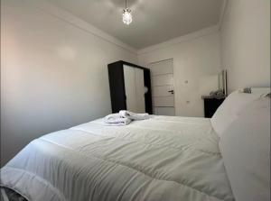 Voodi või voodid majutusasutuse Apartment in martil toas
