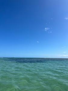a view of the ocean from the beach at Casa Umbuê 01 - Vista Mar in Cayru