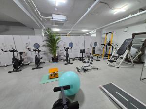 Fitness centrum a/nebo fitness zařízení v ubytování HOTEL THE DESIGNERS LYJ SUITE YEOKSAM