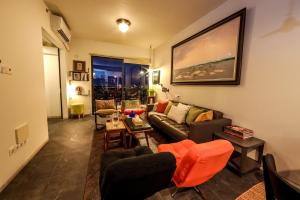 Area tempat duduk di Relax APT for Max Comfort Best View in CBD BSD