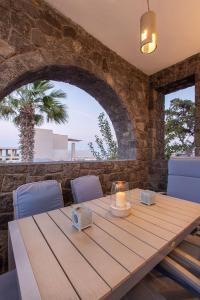 Posezení v ubytování Santorini Garden Homes