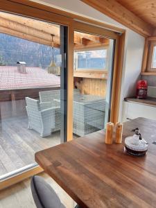 Posezení v ubytování Penthouse Sonnenplatzl