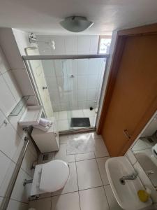 Koupelna v ubytování Apto 310 - Residencial Monte Fuji + 8 fotografií